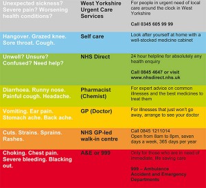 NHS advice